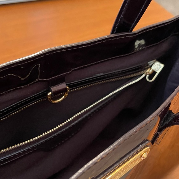 Authentic Louis Vuitton Vernis Leather Handbag Wilshire - Picture 10 of 16